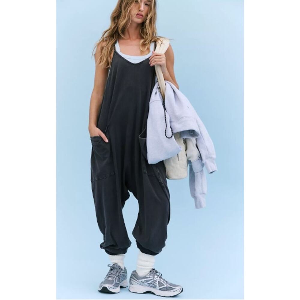 NWOT FP Movement Hot Shot Onesie | Color Washed Black | Size Large